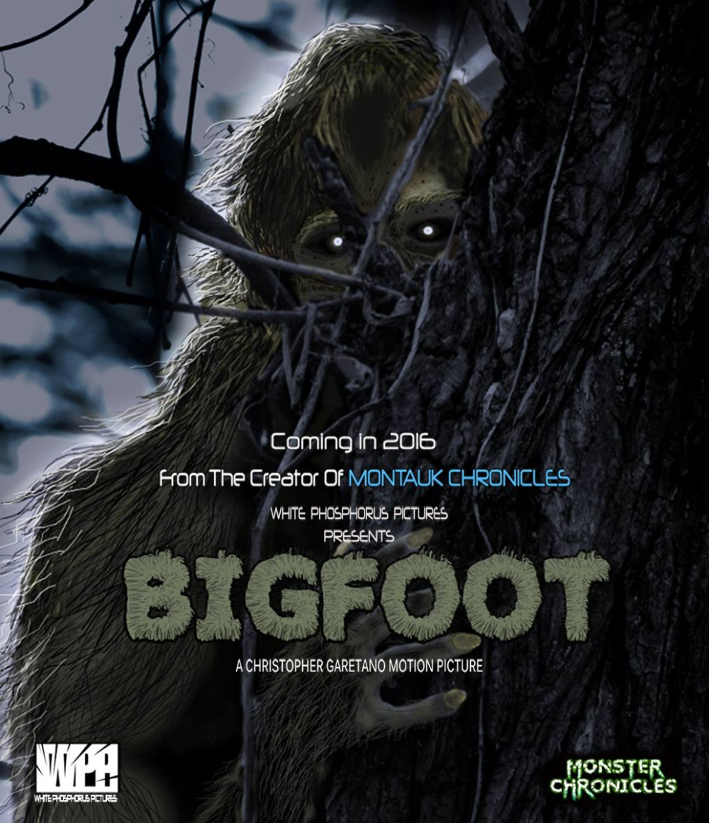 Poster for Chris Garetano's new movie about Bigfoot.
