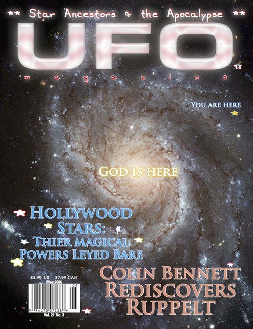 Cover of UFO Magazine, Issue #122.