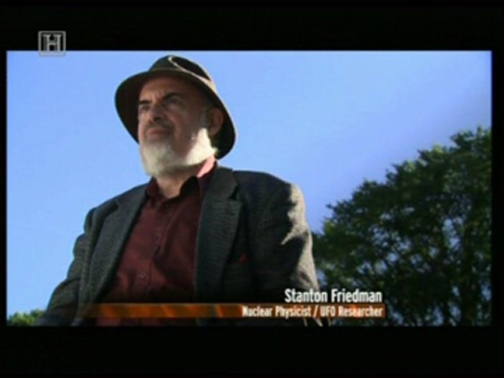 Stanton Friedman in an episode of UFO Files. Stanton Friedman in an episode of UFO Files.