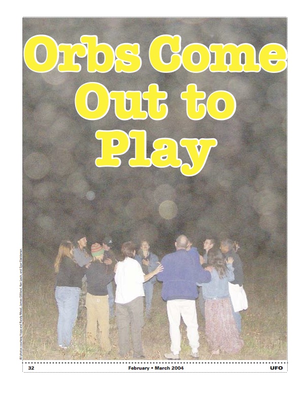 James Gilliland and orbs. James Gilliland and orbs.