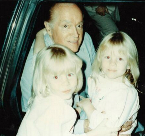 Bob Hope and the Albright twins.