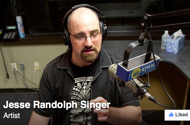 Photo of Jesse Randolph at work.