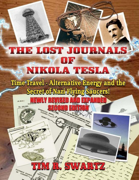 Cover of the Lost Journals of Nikola Tesla.