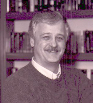 Mug shot of Kevin Randle in black and white.