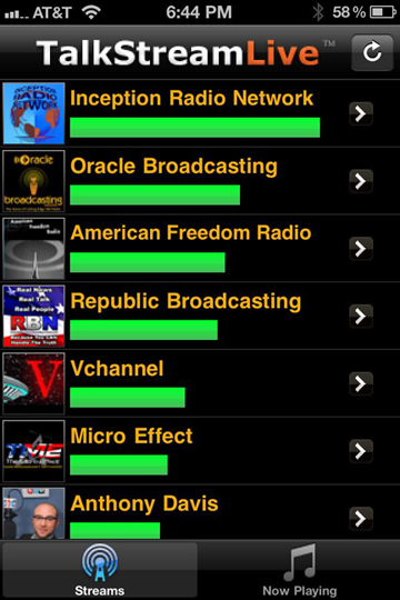 TalkStream Live chart.